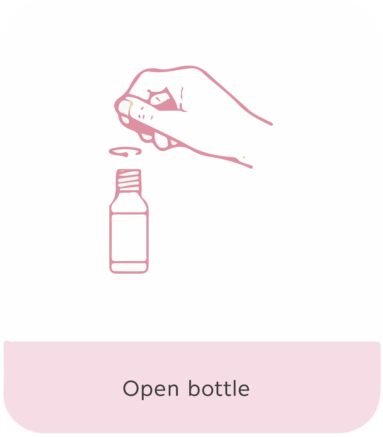 How to use product - First step: Open Bottle