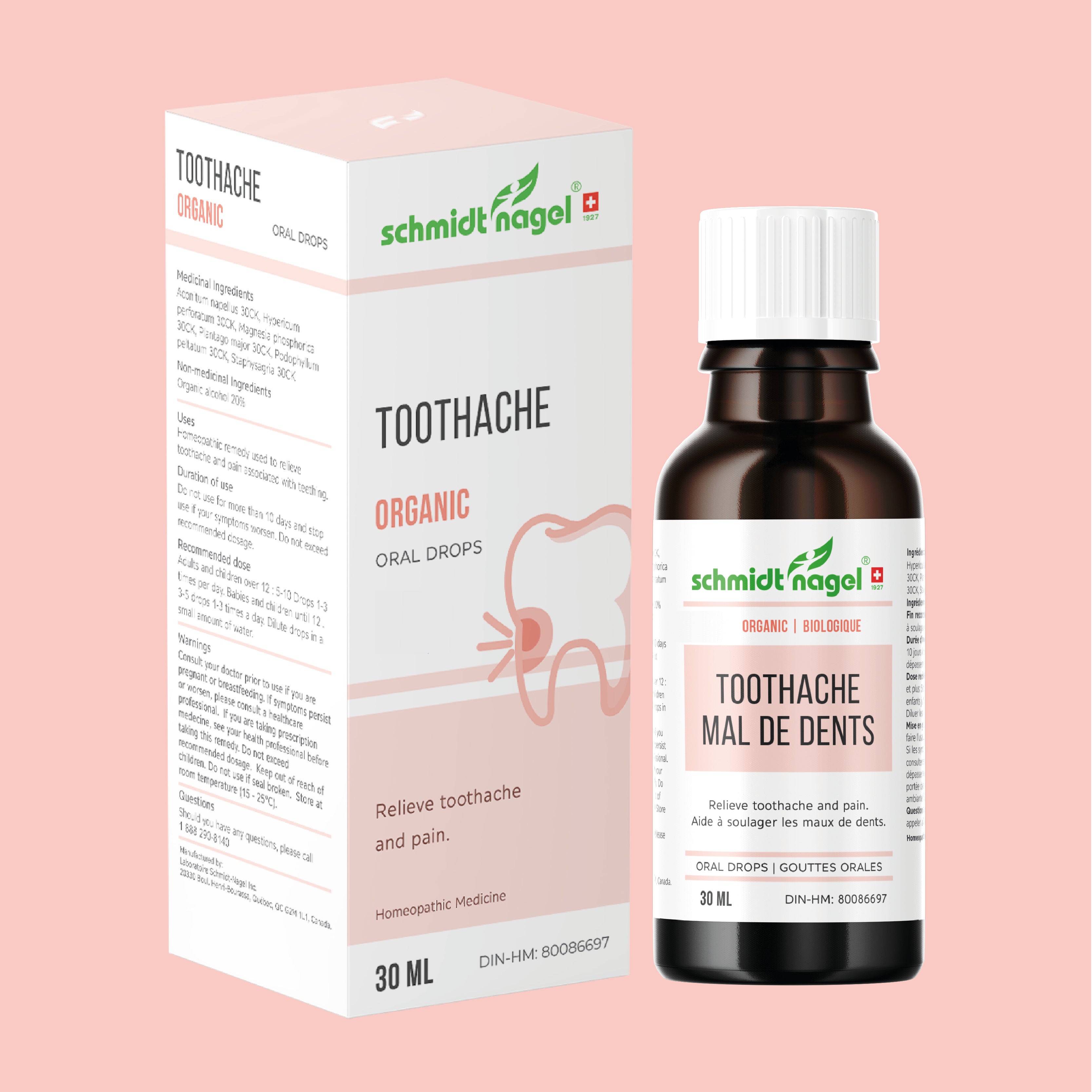 Toothache - Organic Remedy – Schmidt-Nagel Canada